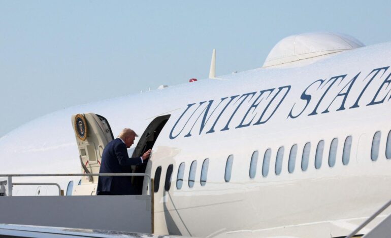 el mandatario lo usaría como Air Force One, el avión oficial presidencial