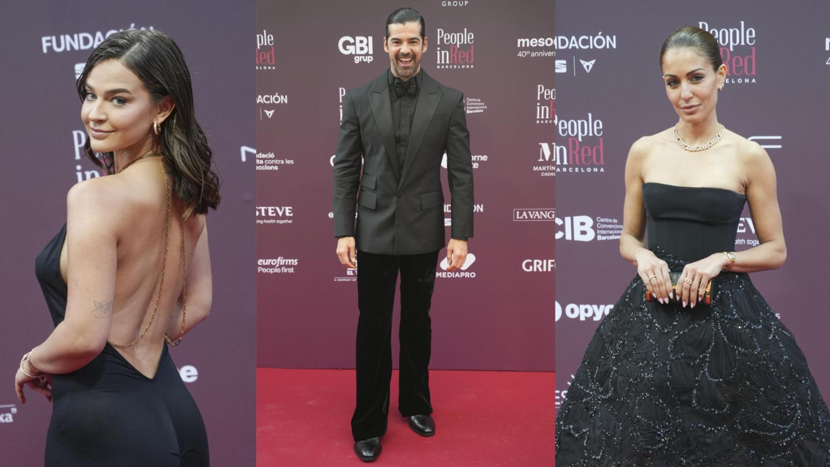 desfile de famosos en la gala solidaria People in Red