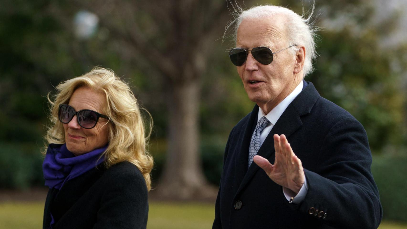 el núcleo familiar que arropa a Joe Biden tras anunciar su cáncer