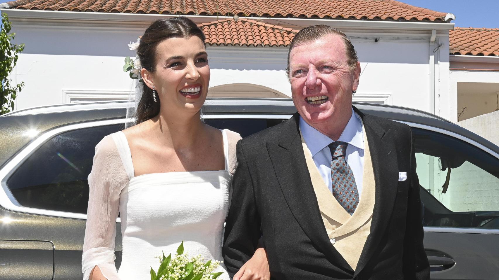 los famosos se dan cita en la elegante boda de Patricia, la hija de César Cadaval, en Sevilla