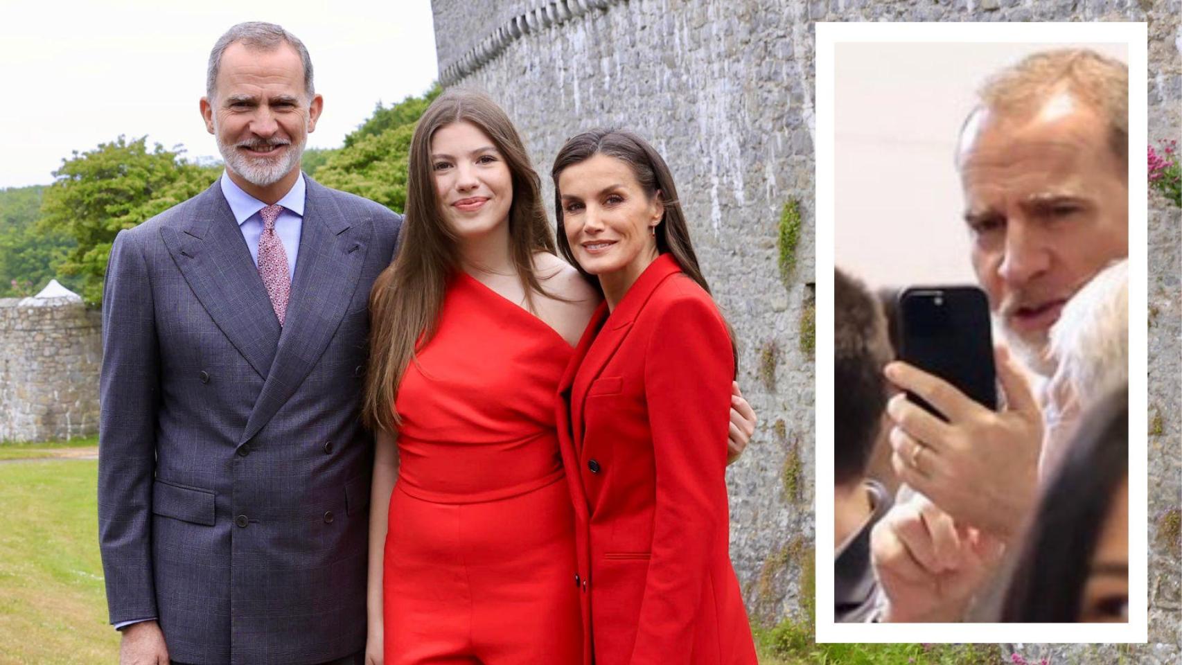 le hizo fotos con su smartphone