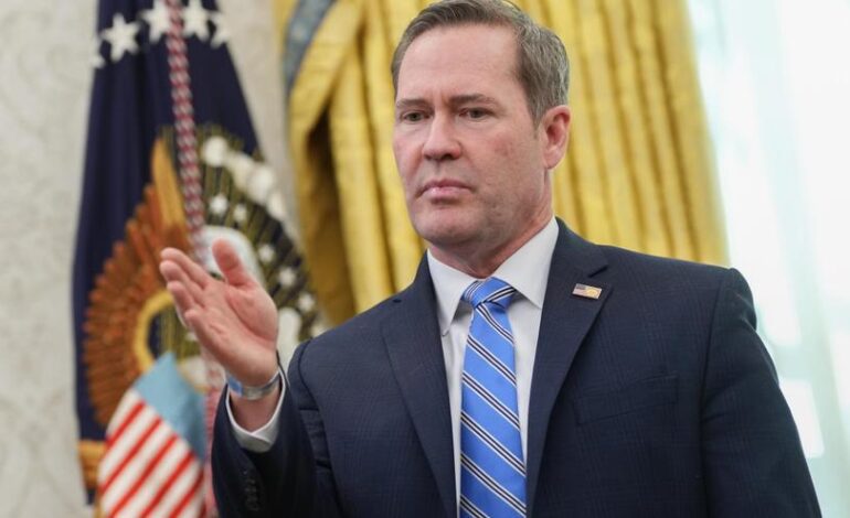 Trump planea el cese de Mike Waltz, el asesor de seguridad nacional en el centro del ‘Signalgate’