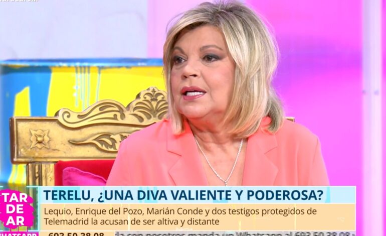 Terelu Campos desmonta rumores sobre Lequio y aclara su relación con Alejandra: «Hay cosas que no puedo controlar»
