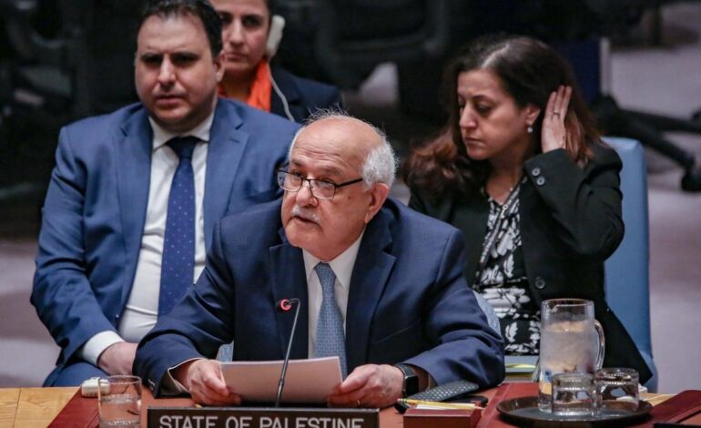 El representante de Palestina ante la ONU rompe a llorar al hablar sobre Gaza: «Esto es insoportable»