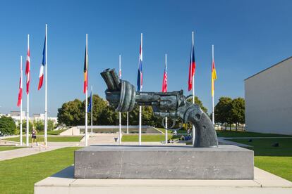 El museo Memorial de Caen, dedicado a la historia del siglo XX con la paz como 'leitmotiv'.