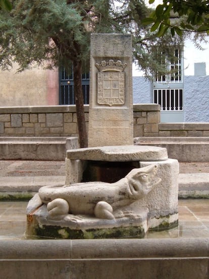El Monumento Lézard de Magdalena, en la ciudad de Jaén.