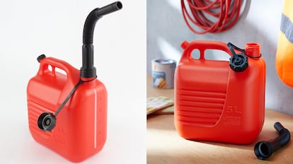 Tambor de combustible 5 litros para almacenamiento en casa.