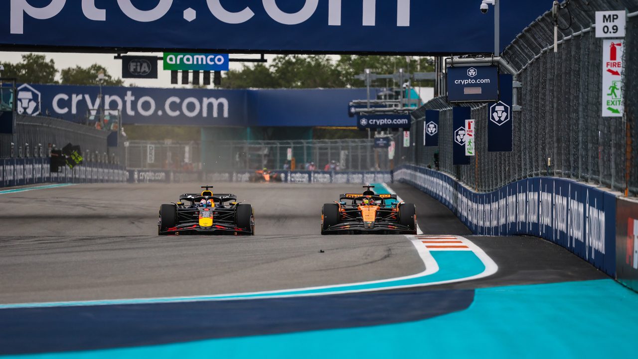 Me cuidé mucho de evitar a Verstappen…