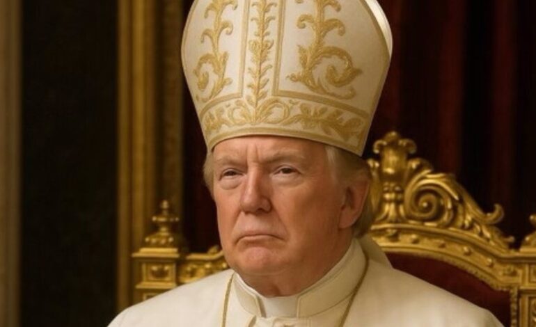 Trump sobre las críticas a su foto vestido de papa: «Dadme un respiro»