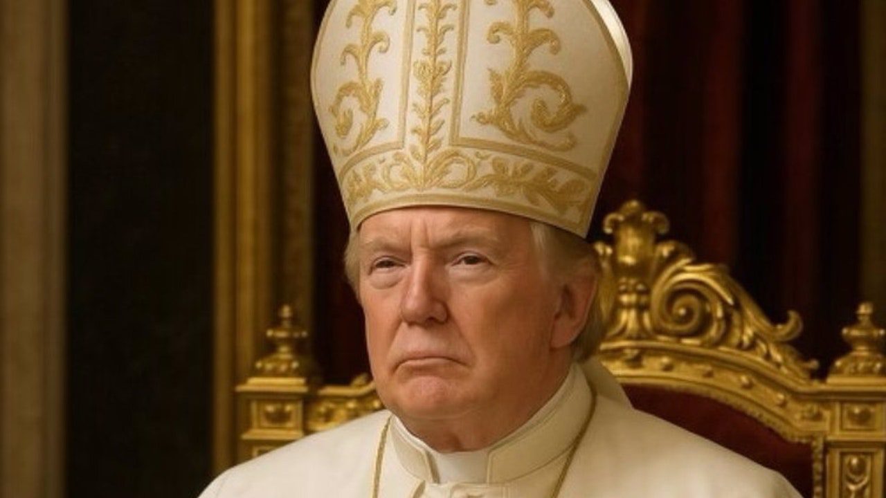 Trump sobre las críticas a su foto vestido de papa: «Dadme un respiro»