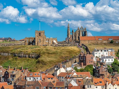 La ciudad de Whitby, en el condado de Yorkshire.