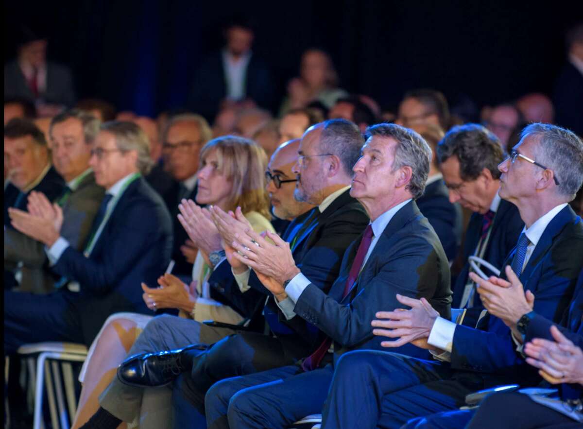 El presidente del PP, Alberto Núñez Feijóo. Foto: Cercle d'Acomia.