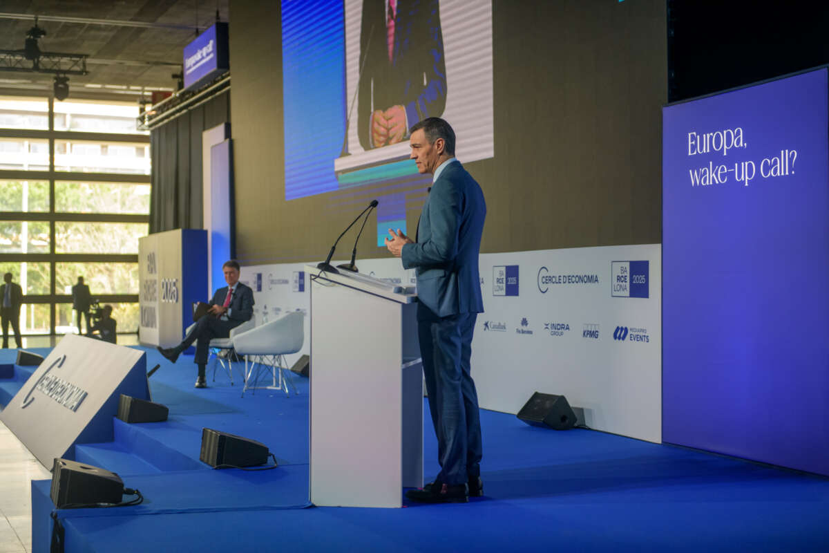 El presidente del gobierno, Pedro Sánchez. Foto: Cercle d'Acomia.