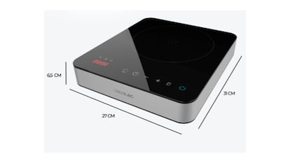 Losas vitro portátiles sobre un fondo blanco