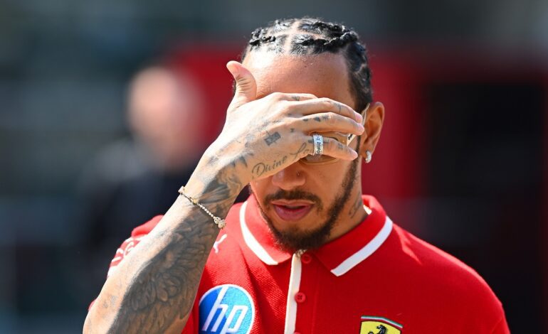 La prensa italiana ya habla de «crisis» entre Hamilton y Ferrari: «Hay profundas grietas»