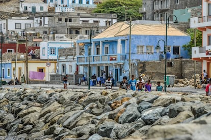 Ambiente en el puerto de Furna, en la isla de Brava.