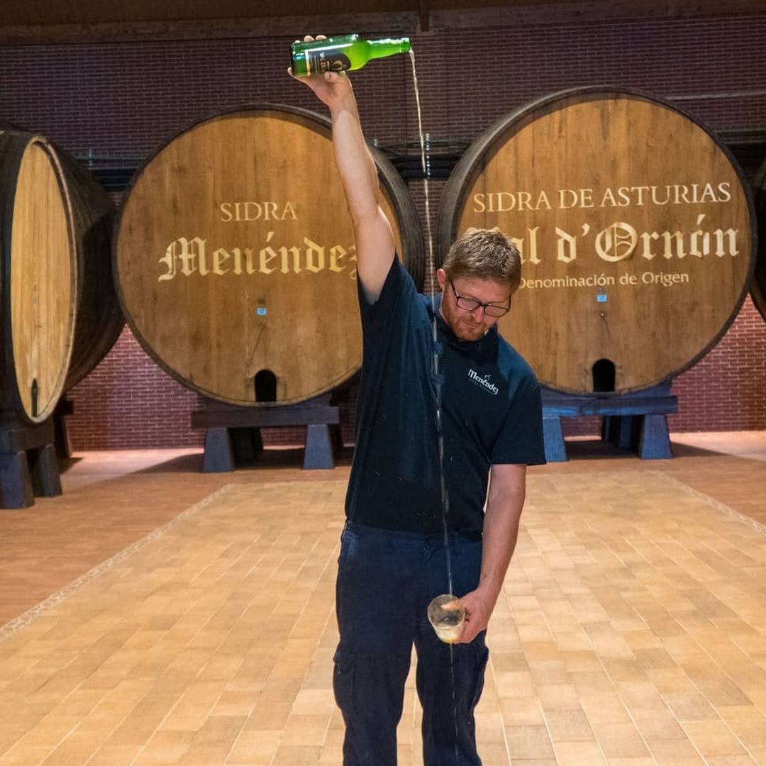 Escaneo de sidra en Lagar Menéndez, Gijón, Asturias