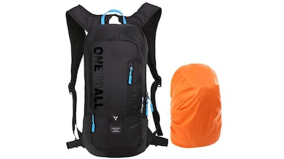 ofertas amazon hoy: mochila para ciclismo con zona trasera confeccionada en tela transpirable.