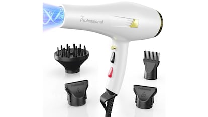 ofertas amazon: secador de cabello con tecnología iónica y motor potente.