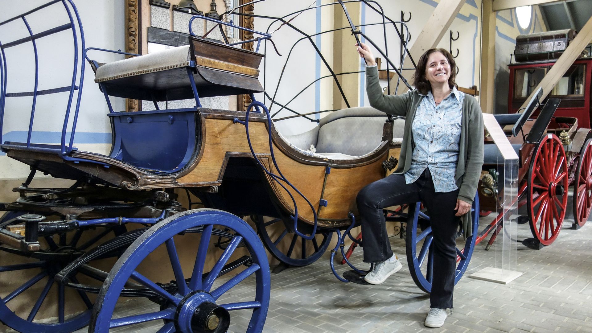 Marta Martín, propietaria del Museo Garache del Rey en El Escorial