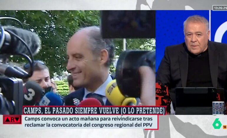 ¿Si son incapaces de parar a Mazón, cómo van a parar a Camps?