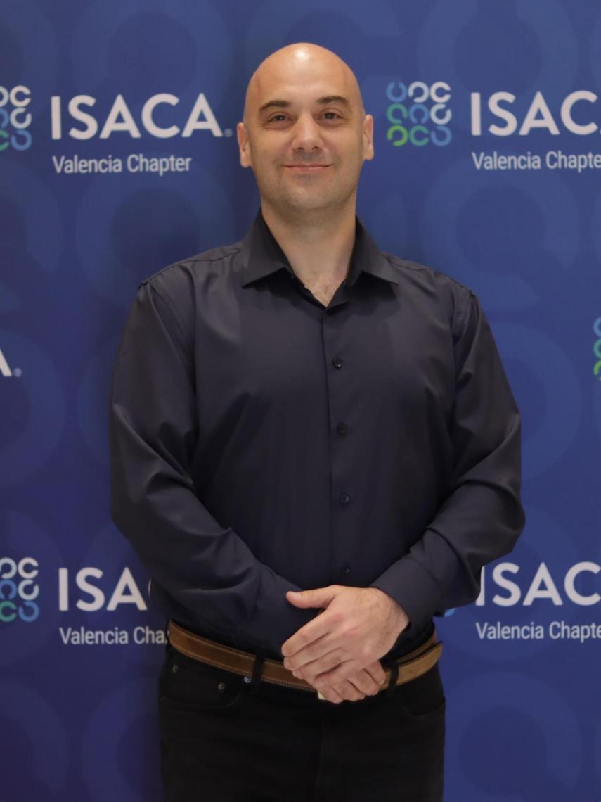 Claudio Caracciolo, Coordinador General para Latam del Centro de Ciberseguridad Industrial durante el Congreso de Isaca Valencia.