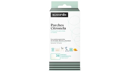 AHUYENTS Mosquitos con esos parches transparentes que se colocan en la piel y en otras superficies.