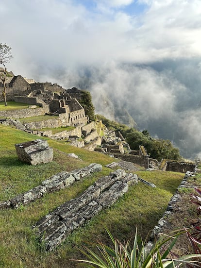 Vista del santuario histórico Machu Picchu.