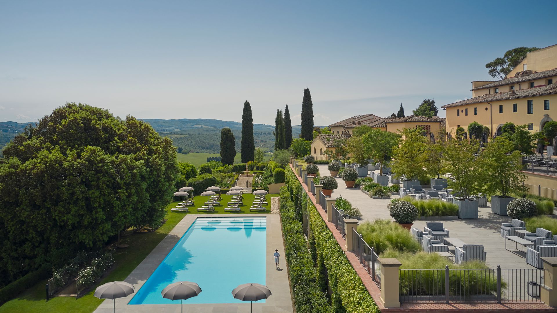 Hotel como Castello del Nero en Tuscana, Italia