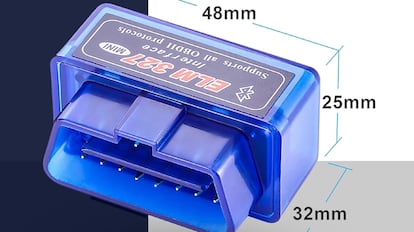 OBD para un auto de tamaño compacto.