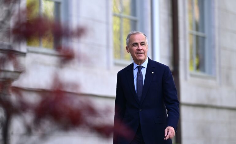 El nuevo Gobierno canadiense del primer ministro Mark Carney toma posesión en Ottawa