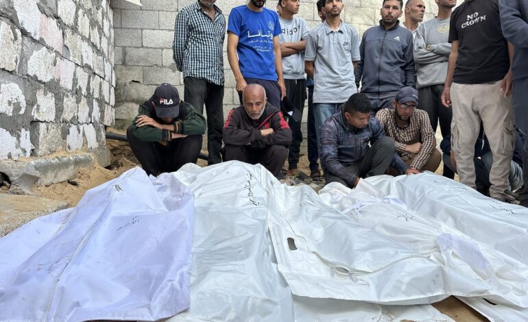 Un centenar de muertos en Gaza por ataques de Israel a lo largo del día