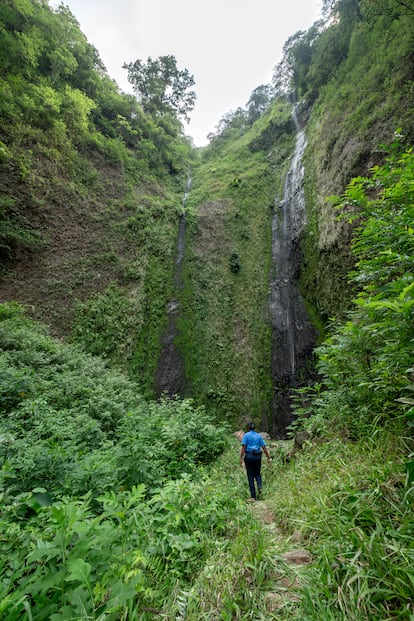 Vista de la cascada de San Ramón.