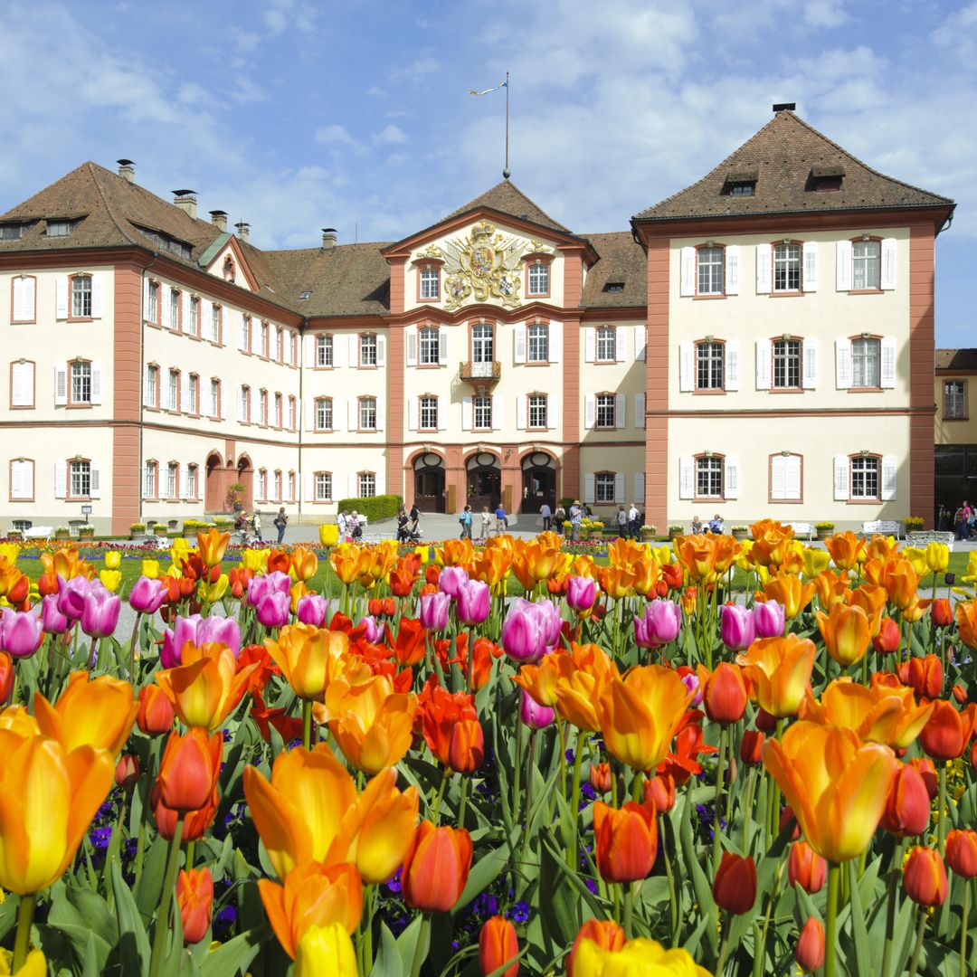 Castillo de la isla de Mainau, Lake Constance, Alemania