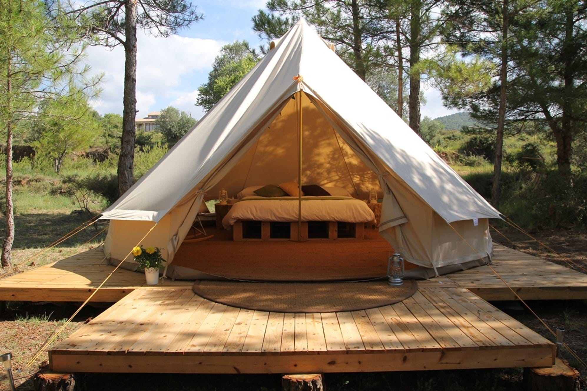 Glamping de los días de bosque