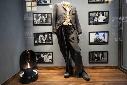 Una de las salas globales de Chaplin, un museo dedicado al actor de la ciudad de Vevey.