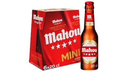 ofertas básicos para el hogar en alimentación: pack de cervezas Mahou.