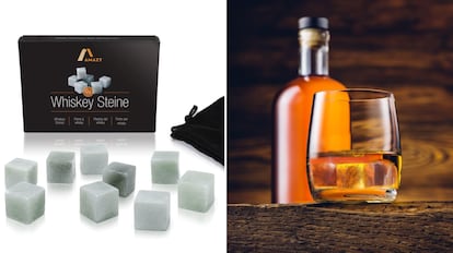 lote de cubitos de hielo con acabado claro que le dan un toque sofisticado.