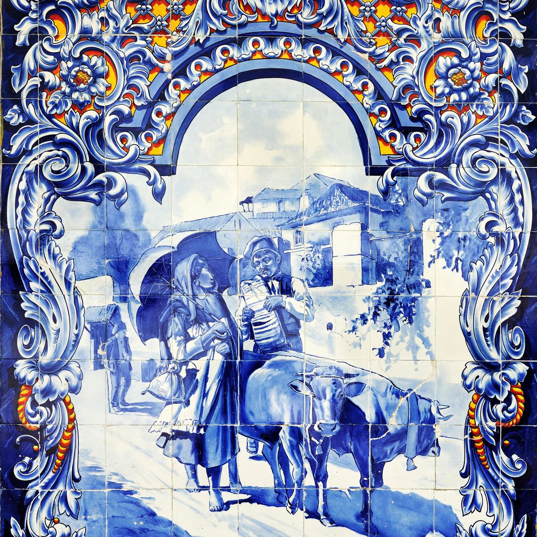 Males tradicionales de mercado de Santarém, Portugal