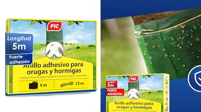 Protector del tronco con fuerte adhesivo.