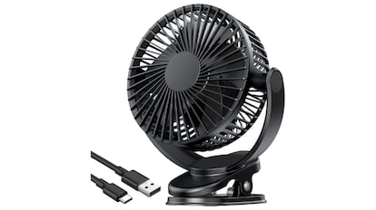 Ventilador con abrazadera apasionante.