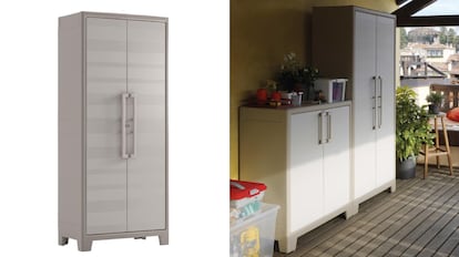 ofertas amazon marcas italianas: armario de gran altura con dos puertas de acceso.