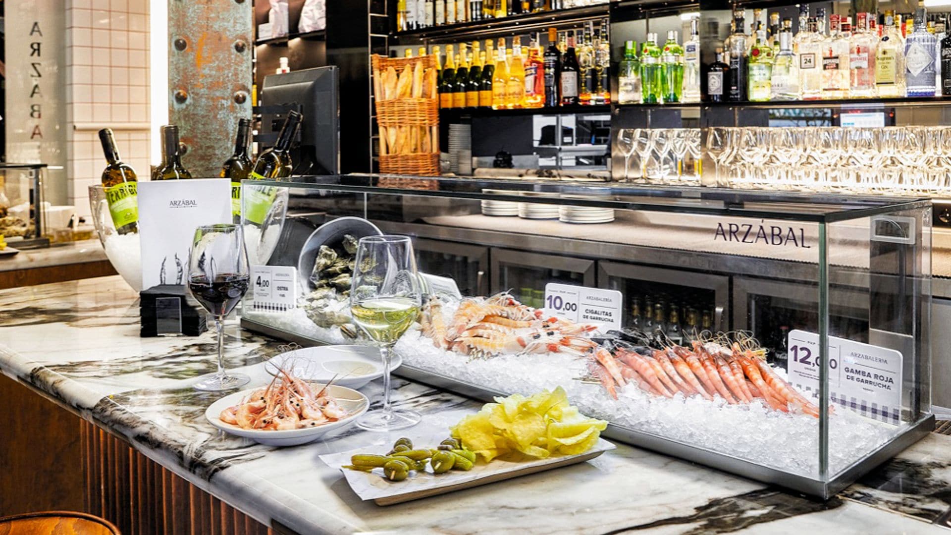 Arzábal en el restaurante Retiro, Madrid