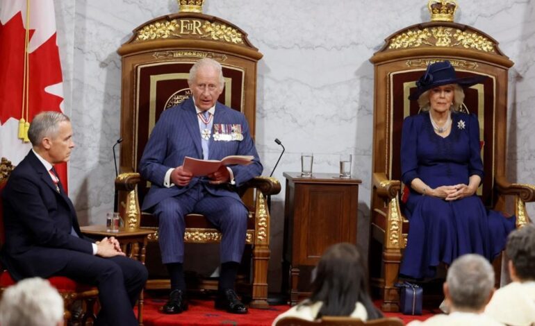Carlos III recuerda que Canadá es un país «fuerte y libre» en medio de las amenazas anexionistas de Trump
