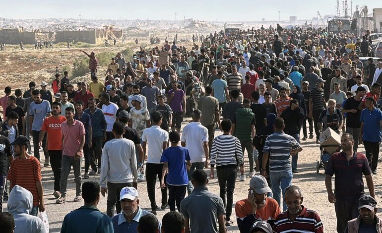 Al menos 47 personas han sido heridas durante la distribución de ayuda en Gaza, según confirma la ONU