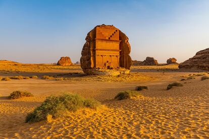 Madain Saleh y sus espectaculares tumbas.