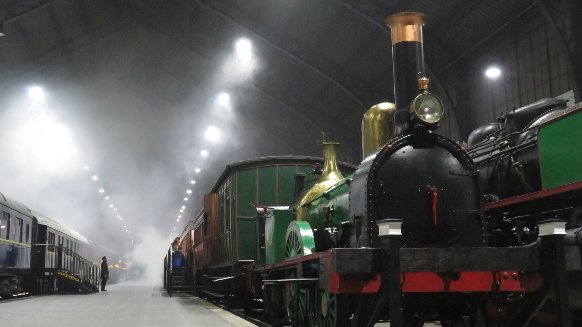 Interior del Museo del Ferrocarril Madrid