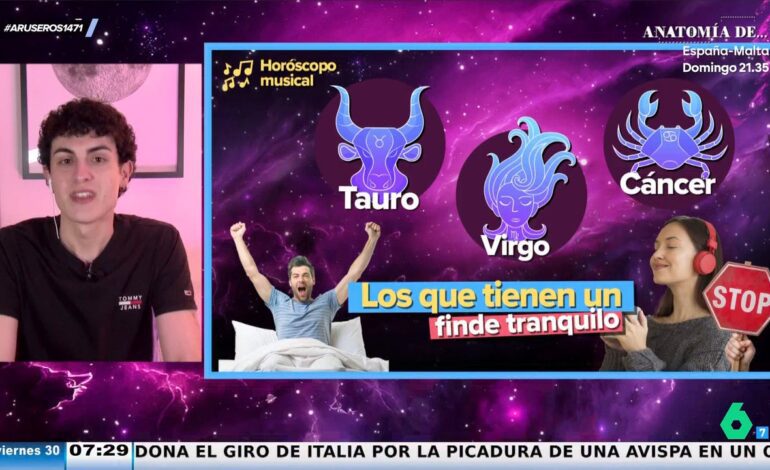 Horóscopo fin de semana de Aruser@s, del 30 de mayo al 1 de junio de 2025
