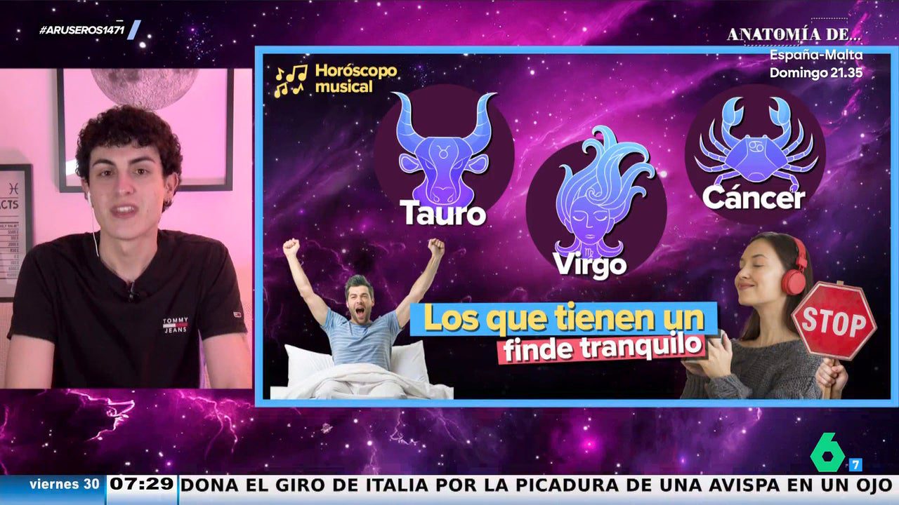 Horóscopo fin de semana de Aruser@s, del 30 de mayo al 1 de junio de 2025