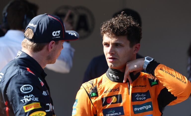 Norris se enfada por una pregunta sobre Verstappen y la lucha por el mundial